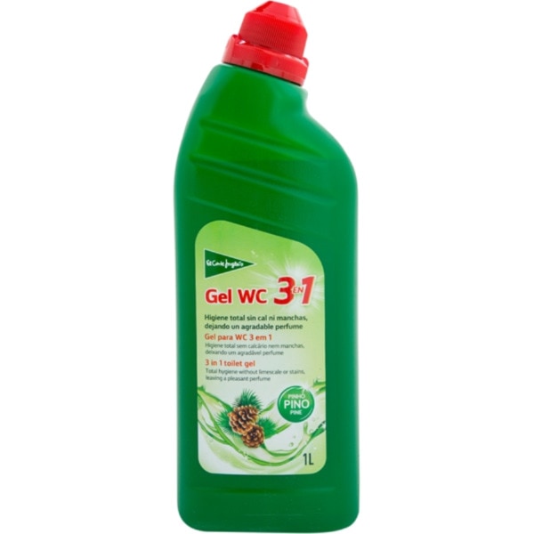 Gel Sanitário 3 Em 1 Pinho 1 l