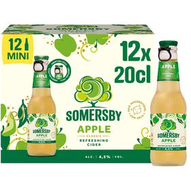 Sidra Com Álcool Maçã Somersby 12 X 20 cl