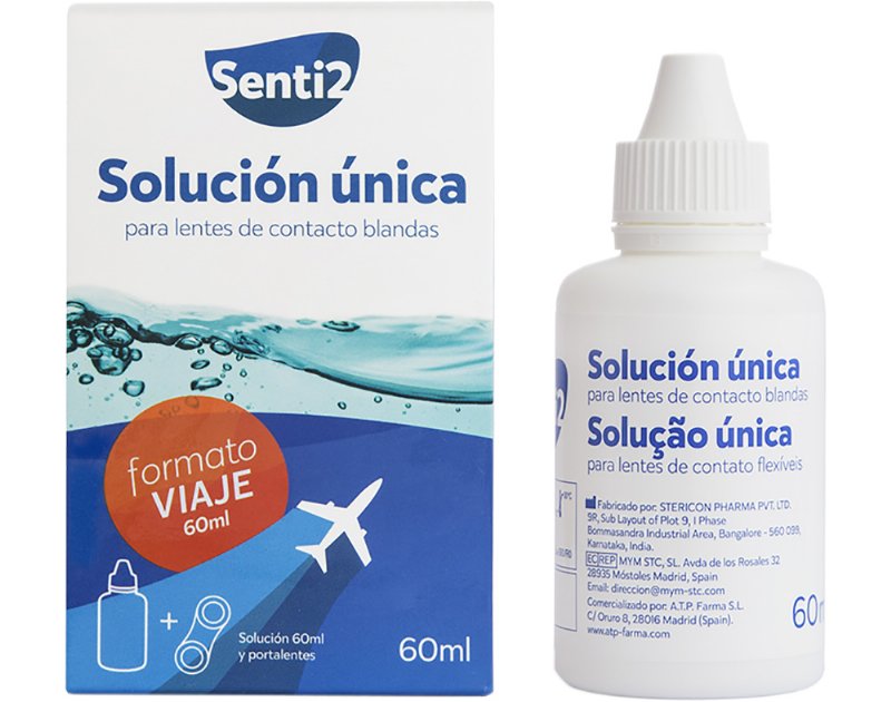Liquido Senti2 Lentes De Contacto 60 ml Dm