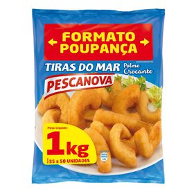 Tiras De Pota Panadas Pescanova 1 kg (35 A 50 Un)