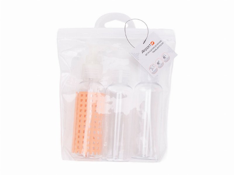 Kit De Frascos De Viagem Airport Coral 100 ml