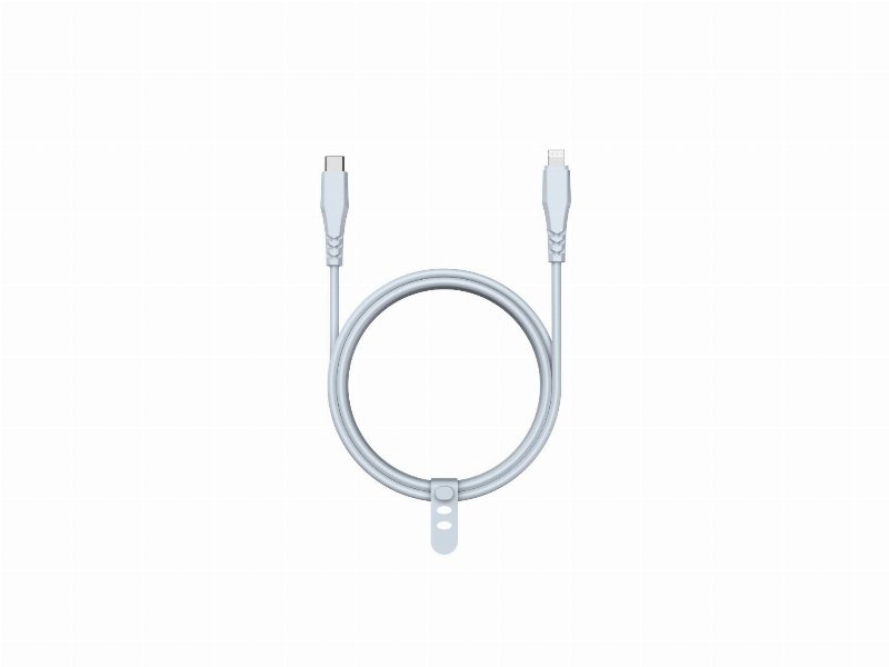 Cabo Usbc To 8Pin Qilive 600183175 Azul Cl 1.2M 3A Mfi