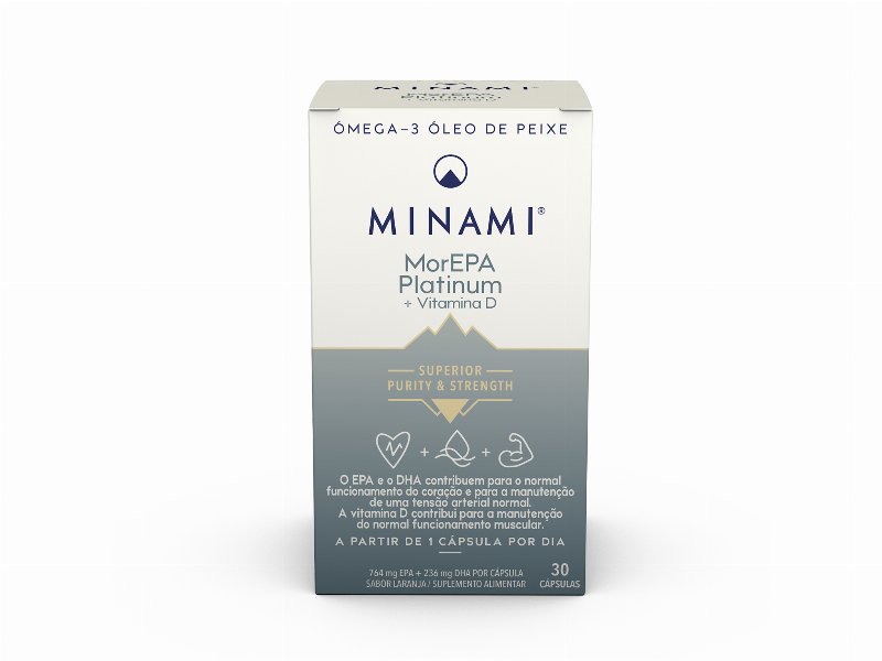 Suplemento Minami Morepa Platinium+ Vitamina D 30Capsulas