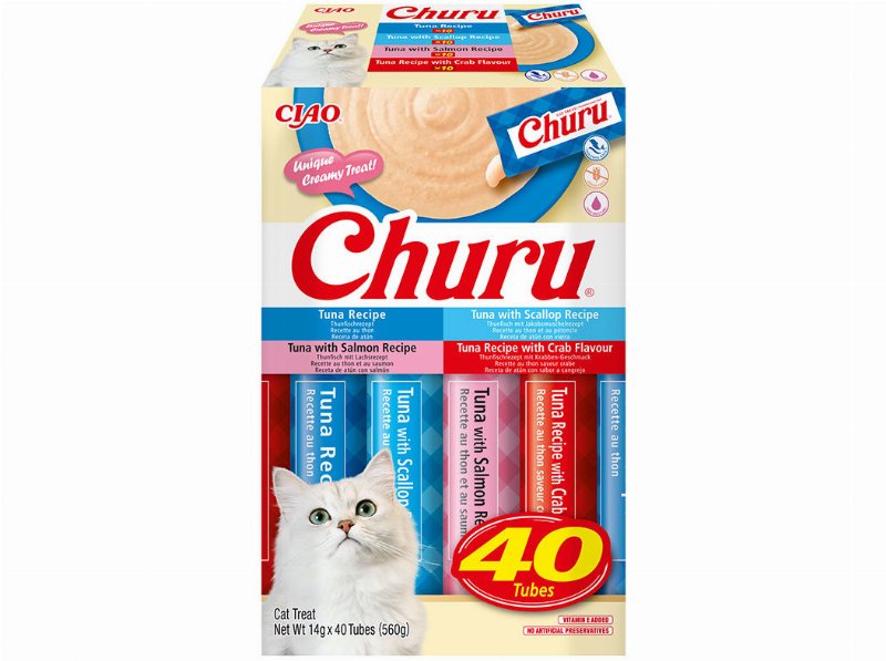 Snack Gato Ciao Churu Atum 40X14 g