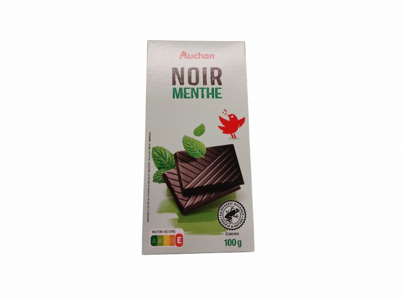 Chocolate Negro Auchan Menta 100 g