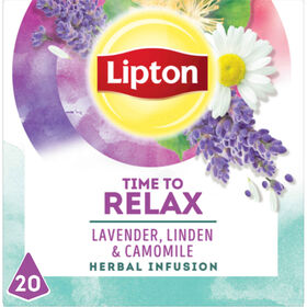 Infusão Time To Relax Pyramid Saquetas Lipton 20 Un