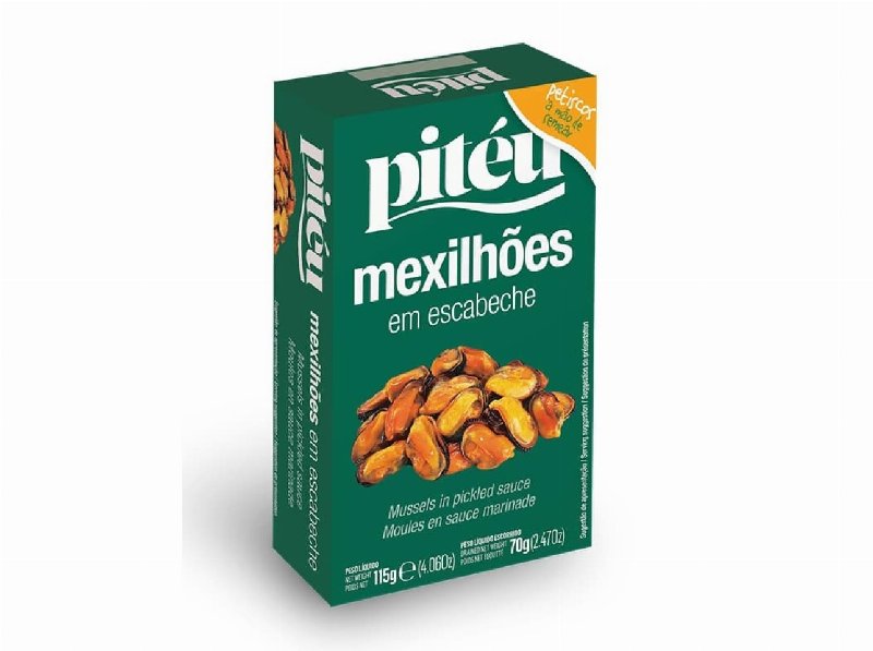 Mexilhões Piteu Em Escabeche 115(70)G