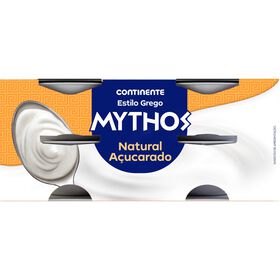 Iogurte Grego Mythos Natural Açucarado Continente 460 gr (4 Un)