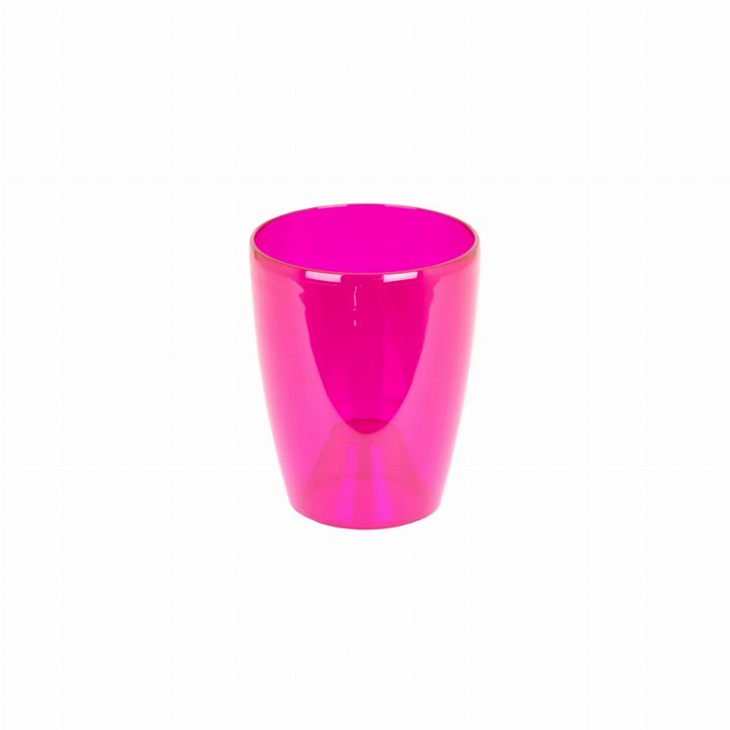 Artevasi Vaso Fiji Orquídea 12,5 Cm Rosa Fuchsia Transparente