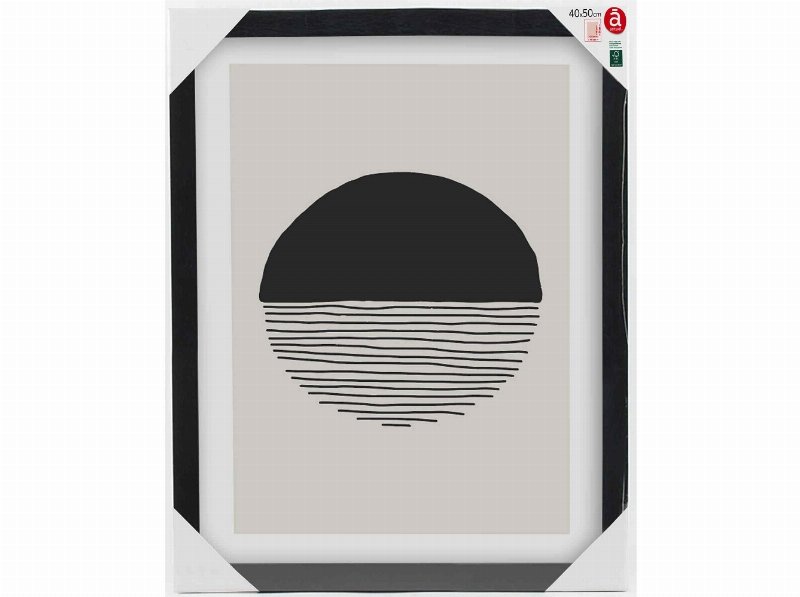 Moldura Mdf Actuel Preto 40X50Cm