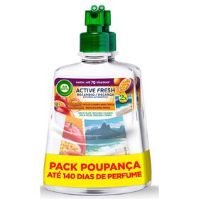 Ambientador Recarga Difusor Active Fresh Copacabana Air Wick 2 Un