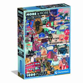 Clementoni - Puzzle More Is More Travel & Cult 1000 Peças