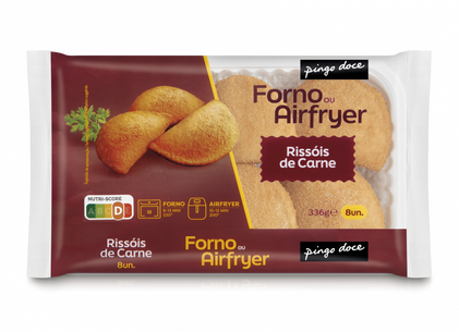 Rissóis De Carne Pré-Fritos Congelados Pingo Doce 0.336Kg