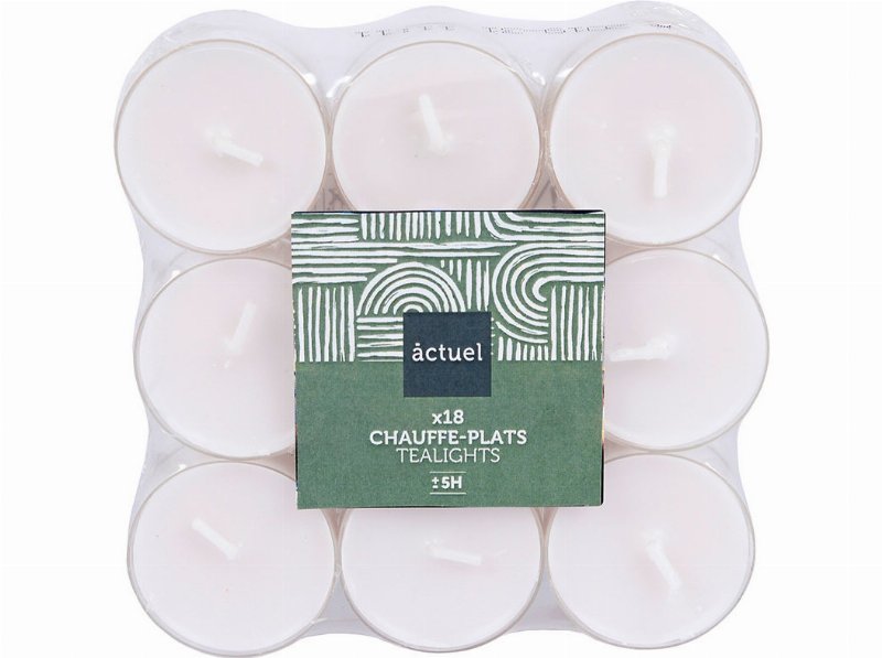 Tealights Actuel Pack 18 Unidades