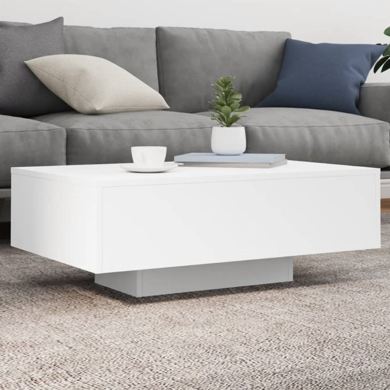Hkh Mesa De Centro Com Luzes Led - Branco