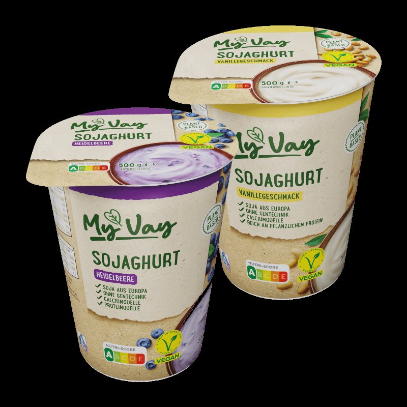 Iogurte Cremoso De Soja Vegan Sortido
