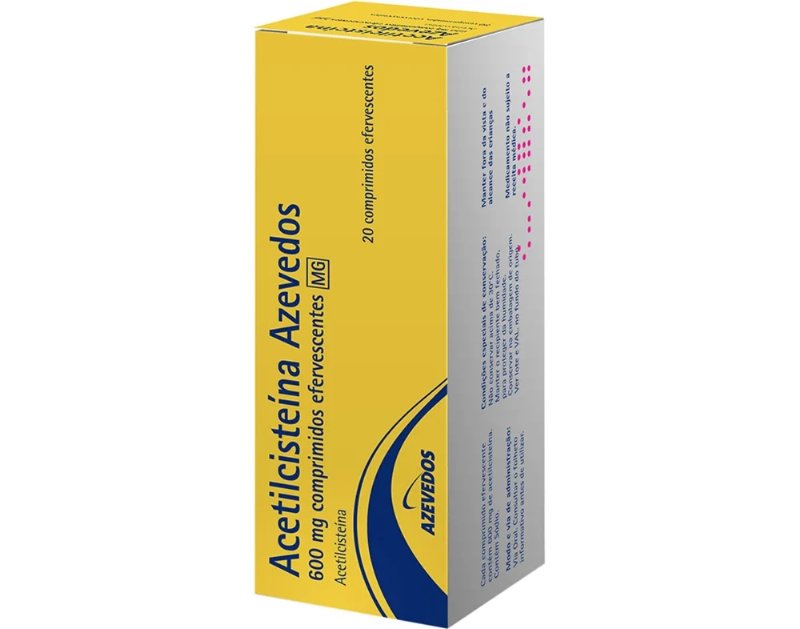 Comprimidos Azevedos Efervescentes Acetilcisteína 600Mg 20Un