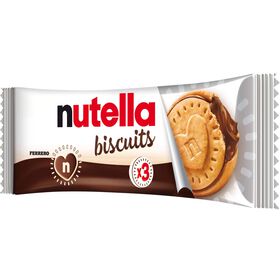 Bolachas Recheadas Com Chocolate E Avelãs Nutella 41,4 gr