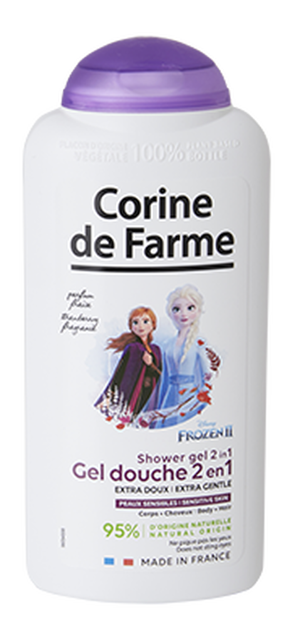 Gel De Banho 2 Em 1 Frozen Fragrância De Morango Corine De Farme 0.3L