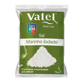 Sal Marinho Iodado Vatel 1 kg