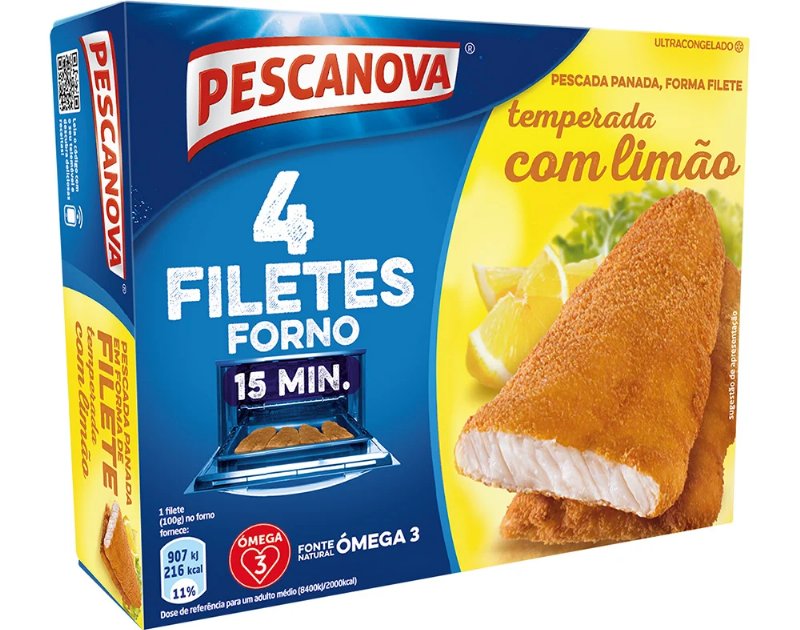 Filete Pescanova Pescada Panada Limão 400 g