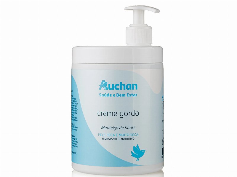 Creme Gordo Auchan Saúde E Bem Estar Hidratante Com Manteiga Karité 1 l