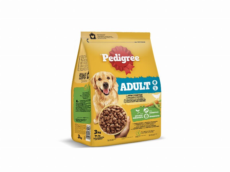 Ração Para Cão Pedigree Com Galinha E Vegetais 3 kg
