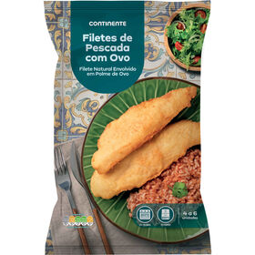 Filetes De Pescada Com Ovo Continente 600 gr