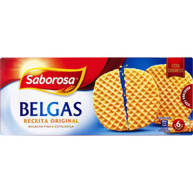 Bolachas Belgas Saborosa 220 gr (6 Un)