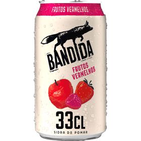 Sidra Em Lata Com Álcool Frutos Vermelhos Bandida 33 cl