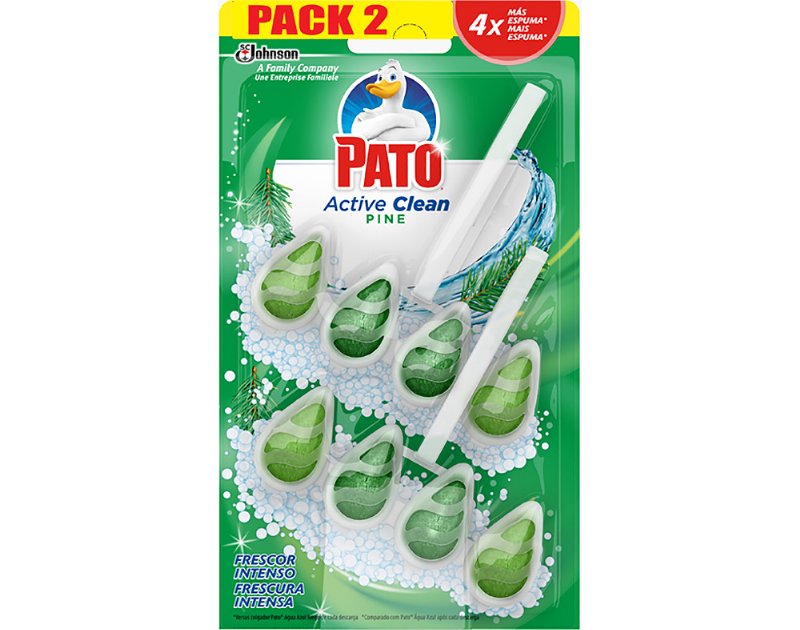 Bloco Pato Sanitário Active Clean Pinho 2X38.6 g