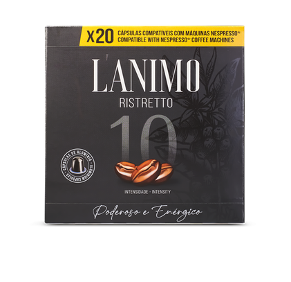 Cápsulas De Café Nespresso Ristretto L'animo 20Un