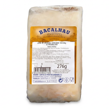Lombo De Bacalhau Congelado Nossa Peixaria 0.28Kg