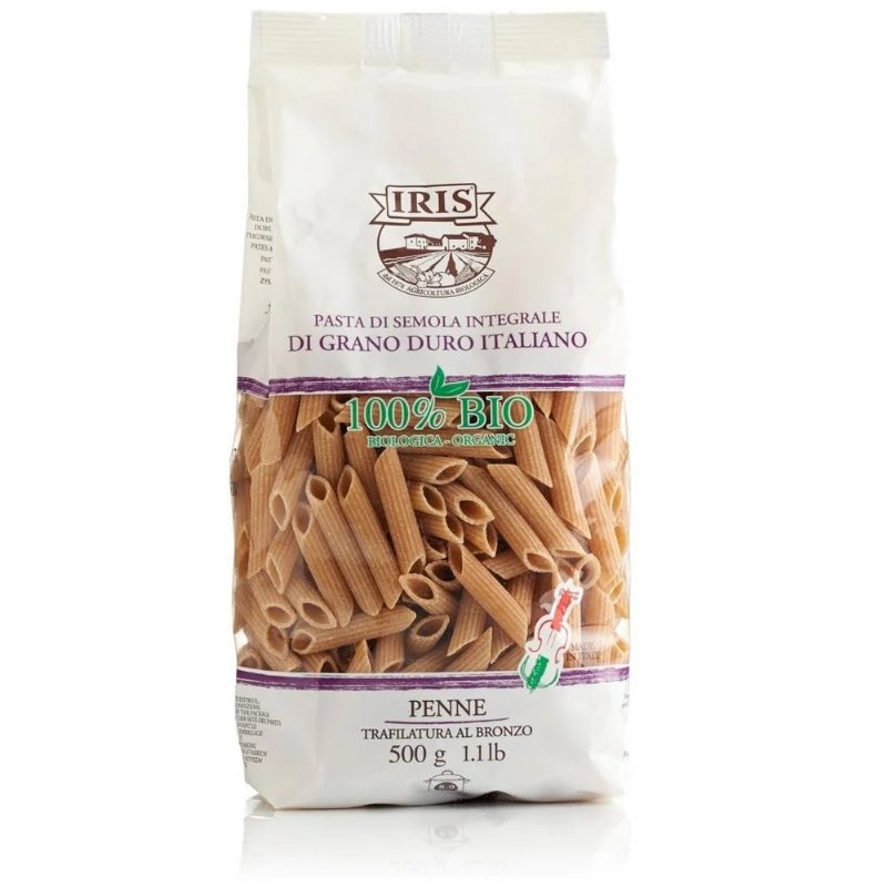 Penne De Trigo Integral Bio Iris 500 g