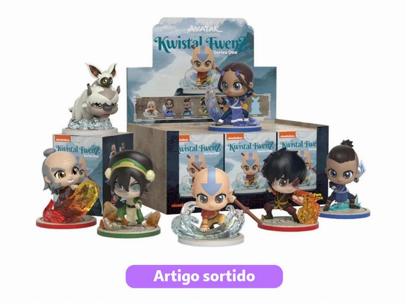 Figura Kwistal Fwenz X Avatar - The Last Airbender Series 01 Modelos Sortidos