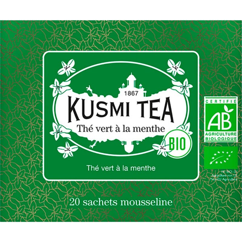Chá Verde E Menta 20 Saquetas 44 g