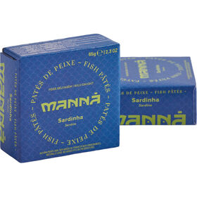 Patê De Sardinha Manná 65 gr (Peso Escorrido 65 gr)