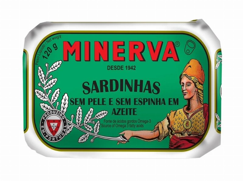 Sardinha Em Azeite Minerva S/ Pele E S/Espinhas 120(85)G