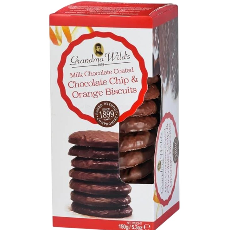 Bolachas Cobertas De Chocolate Chip & Onge 150 g