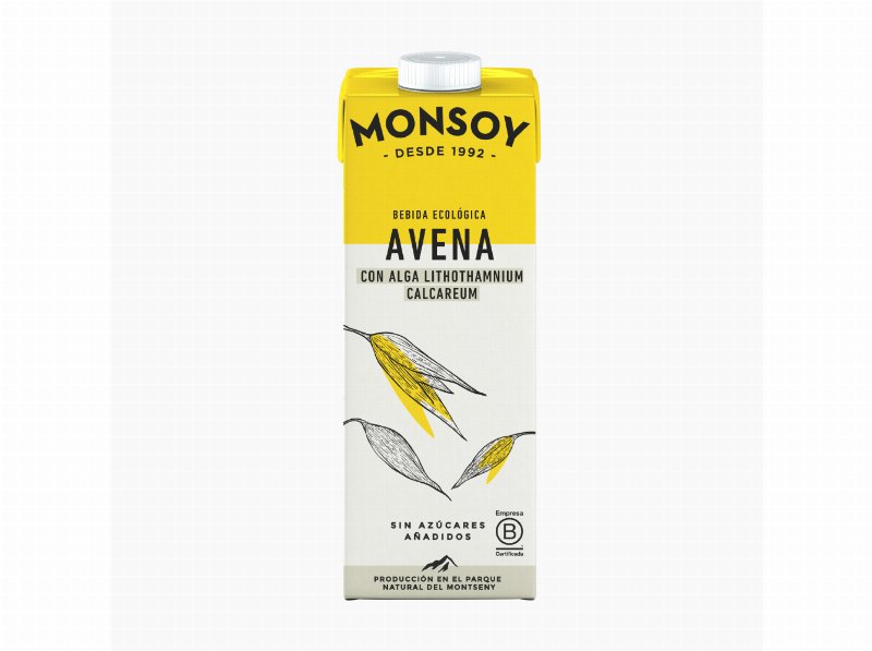 Bebida Aveia Monsoy Com Alga Lithothamnium Bio 1 l