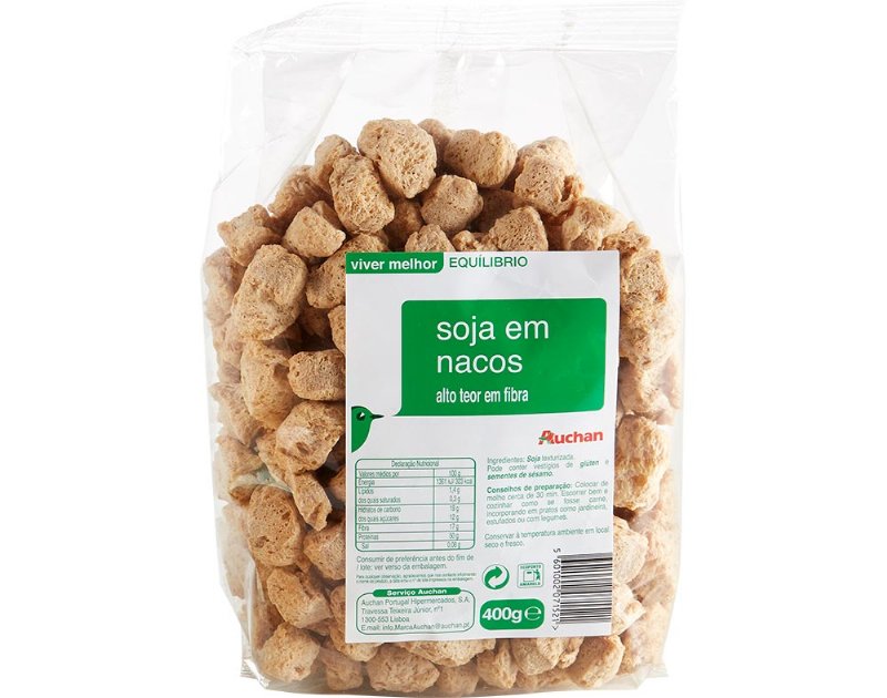 Soja Auchan Auchan Equilíbrio Em Nacos 400 g