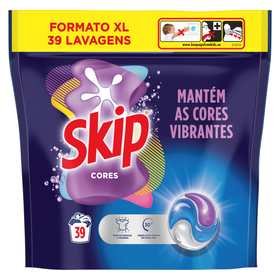 Detergente Máquina Roupa Cápsulas Cores Skip