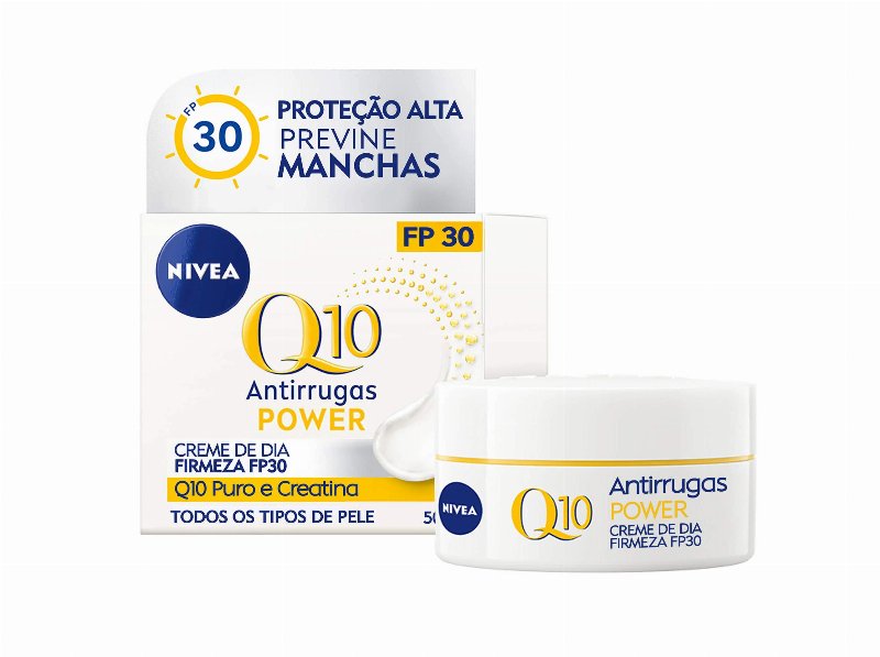Creme De Rosto Antirrugas De Dia Tripla Defesa Fp30 Q10 Power Nivea 50 ml