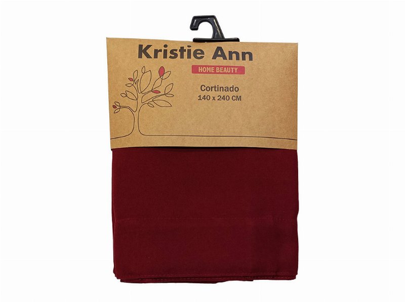 Cortinado Archie Bordeaux 140X240 Cm