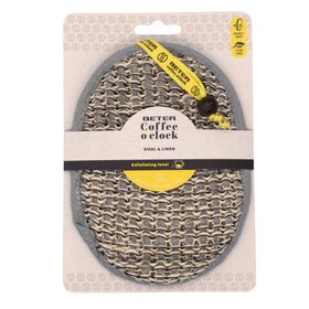 Esponja De Banho Sisal E Linho Coffee O'clock Beter 1 Un