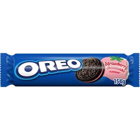 Bolachas De Chocolate Com Recheio De Cheesecake De Morango Oreo 154 gr