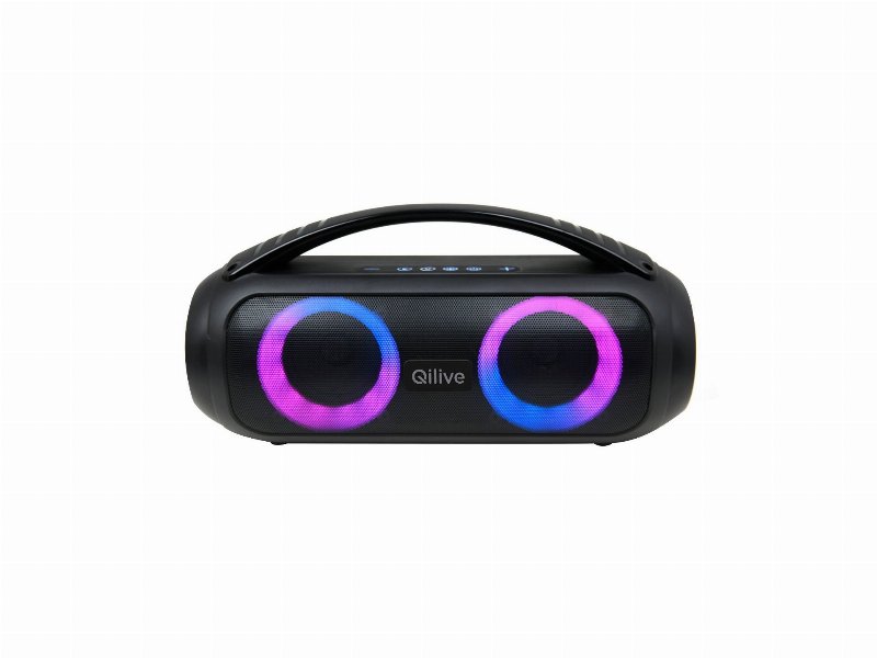 Coluna Bluetooth Qilive 600177895 C/Luz Q1295
