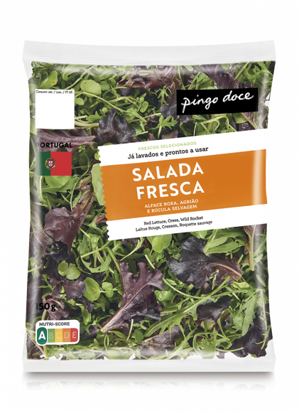 Salada Fresca Embalada Pingo Doce 0.15Kg