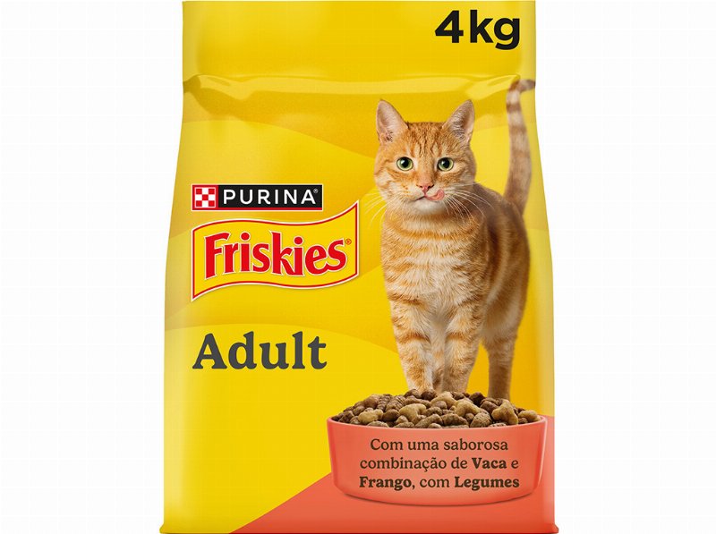 Ração Para Gato Friskies Com Vaca 4 kg