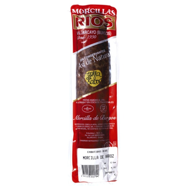 Morcela Preta De Arroz De Burgos